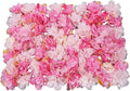6 Pcs Artificial Flower Wall Panels 60x40cm 3D Flower Background for Wall, Wedding Flower Decorations Wall Silk Rose Panels for Photo Areas, Stage Background Wall(Dahlia + Rose Red Rose)