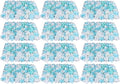 LOYALHEARTDY 12 Pack Artificial Flower Wall Panels 24" x 16" Blue & White Faux Hydrangea and Rose Artificial Flower Backdrop Panels for Wedding Party Event Flower Wall Decor