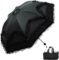 Vintage Lace Parasol Gothic Lolita Umbrella UV Sun Protection Witch Cosplay Photoshoot Props Party Decoration
