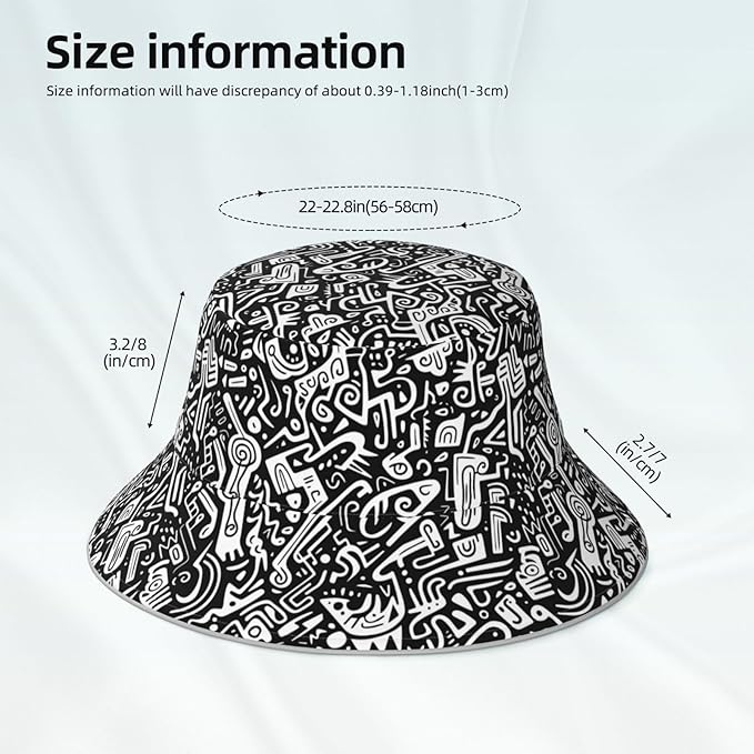 Bucket Hat Beach Summer Sun Hat Reversible Fisherman Hats Double Sided Wearing for Women Men Boys Girls