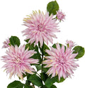 3Pcs Pink Artificial Dahlia Flowers Fake Flower Silk Flowers with Long Stem 29.5" Floral Arrangements Bouquets Faux Dahlias Flowers for DIY Wedding Party Centerpieces Decor Home Office Decoration