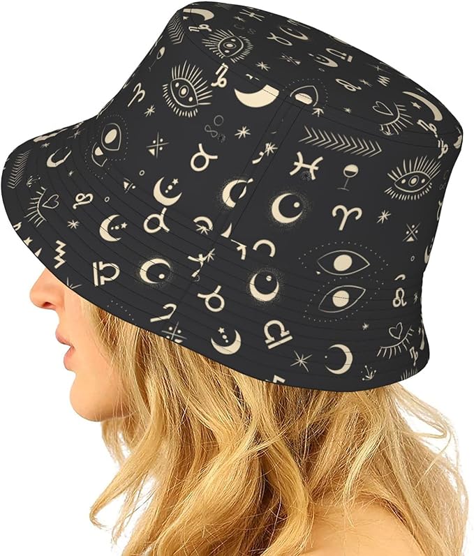 Fashion Bucket Hat Summer Beach Travel Sun Hat Packable Fisherman Cap for Men Women