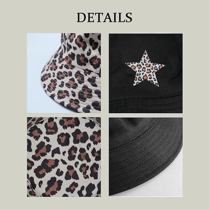 Bucket Hat Unisex for Men Women Funny Fashion Fishing Hat Cute Fisherman Cap