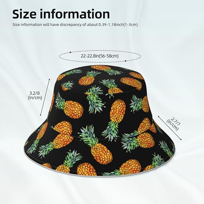 Bucket Hat Beach Summer Sun Hat Reversible Fisherman Hats Double Sided Wearing for Women Men Boys Girls