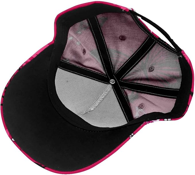Pastel Cornflowers Floral Baseball Cap Dad Hats All-Over Print Fashion Accessory 100% Polyester Adjusts to Fit Most