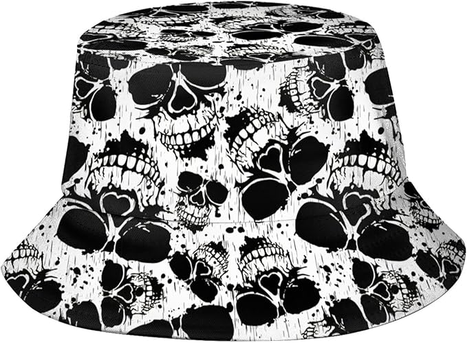 Bucket Hat for Women Men Funny Halloween Hats Packable Outdoor Fisherman Hats Caps Unisex