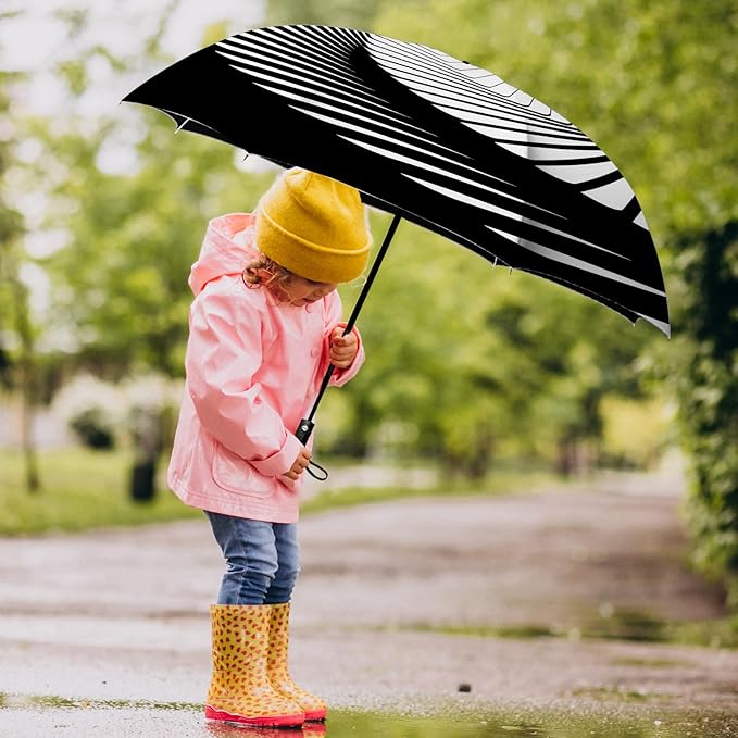 Small Compact Travel Automatic Folding Umbrella for Women, Portable Lightweight, Rain, Wind, UV Sun Shade