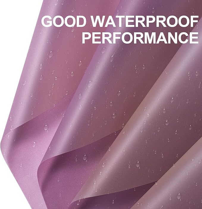 WRAPAHOLIC 20 Sheets Flower Wrapping Paper - 22.4 x 22.4 inch Purple Gradient Color Water-Resistant Floral Bouquet Wrapping Paper, Florist Supplies Packaging for Wedding Birthday Gift DIY
