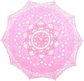 Lace Parasol Umbrella Vintage Wedding Bridal Lace Umbrella for Decoration Photo Tea Party 32 Inch Adult Size