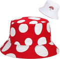 Malaxlx Unisex Bucket Hat Beach Sun Hat Aesthetic Fishing Hat for Men Women Teens, Reversible Double-Side-Wear