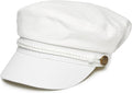 Funky Junque Newsboy Hat for Women – Trendy Greek Fisherman Cap, Classic Women's Baker Boy Newsies Hat, Ladies Fashion Caps