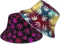 Hat Reversible Fisherman Hats Double Sided Wearing for Women Men Boys Girls