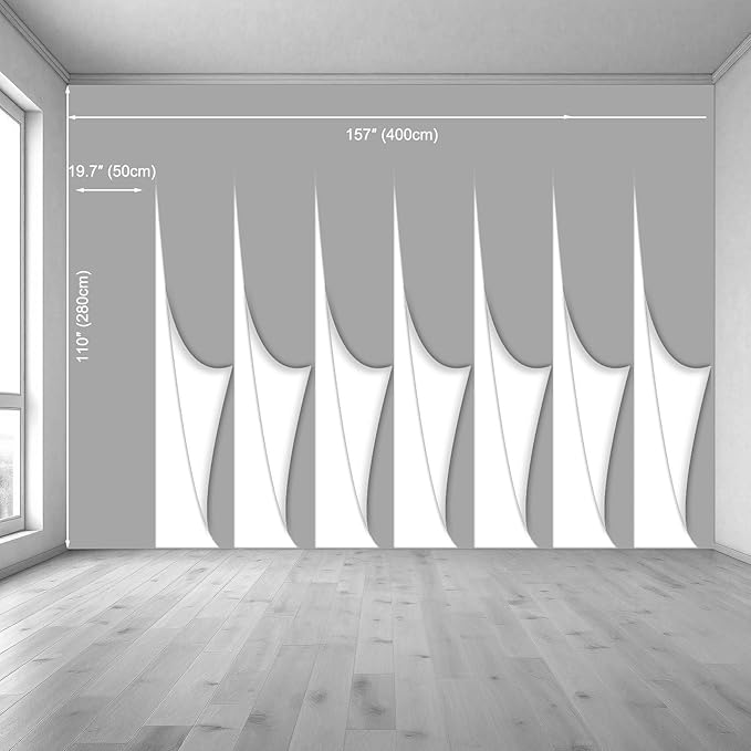 Forest Wall Murals Peel and Stick Forest murals Removable Waterproof Large Wallpaper for Living Room Bedroom (Color-4, 157×110 inch)