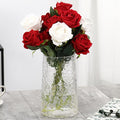 Clear Glass Vase, Flower Vases for Bouquet, Modern Glass Vase for Flowers, Large Vases for Living Room, Bedroom, Kitchen, Office, Wedding, Dining Table, 8 Inches