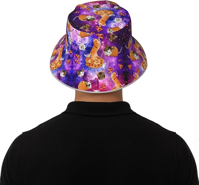 Hat Reversible Fisherman Hats Double Sided Wearing for Women Men Boys Girls