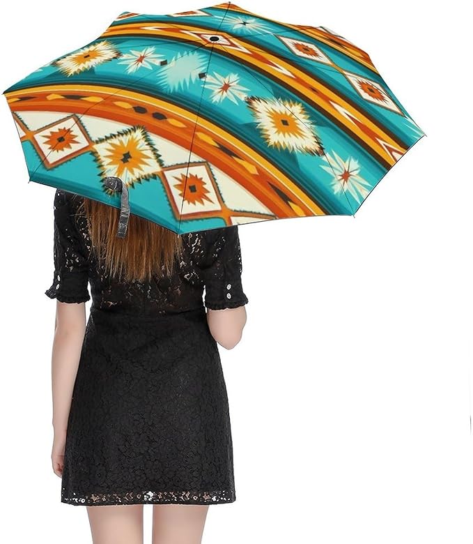 3 Fold Car Umbrella Folding Portable Automatic Umbrella Sunny Rain Sunscreen