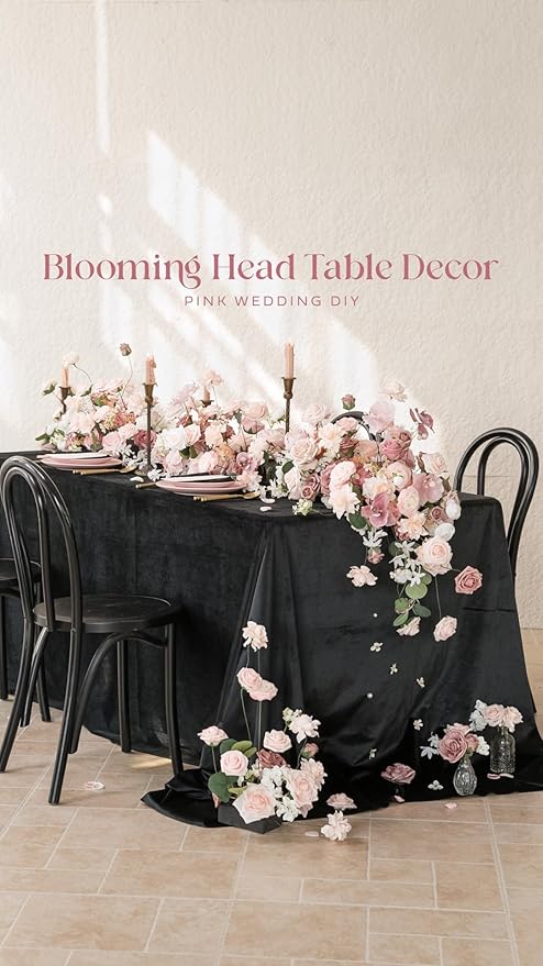 Ling's moment Artificial Flowers, 50Pcs 3" Roses in Dusty Rose Shades, Realistic DIY Foam Floral Decor for Wedding Bouquets/Centerpieces, Outdoor Party Backdrops, Room/Table, Garden/Pot Decorations
