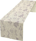 Purple Lavender Table Runner Vintage Watercolor Modern Kitchen Restaurant Decoration Suitable for Indoor and Outdoor Wedding Party Banquet Table Runner 13x108 Inch