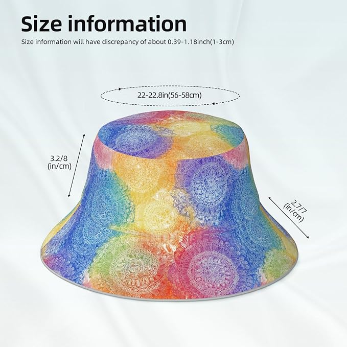 Bucket Hat Double-Side-Wear Reversible Sun Hat Beach Travel Hiking for Women Men
