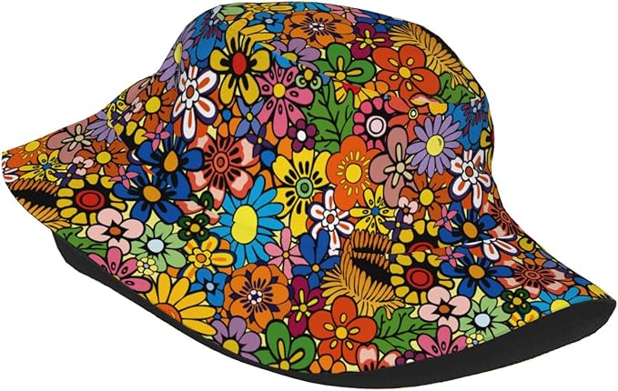 Bucket Hats for Women Sun Beach Travel Cap Unisex Men Bucket Hat