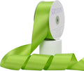 Apple Green Satin Ribbon, Double Faced 2 Inch X 50 Yards Apple Green Ribbon, Premium Satin Ribbon for Gift Wrapping, Crafts, Hair Bow Making, Sewing, Flower Bouquet, Wedding Party Decor