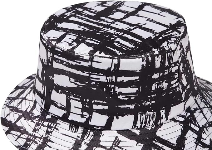 Quanhaigou Bucket Hat for Men Women,Packable Reversible Printed Sun Hats,Fisherman Outdoor Summer Travel Hiking Beach Caps