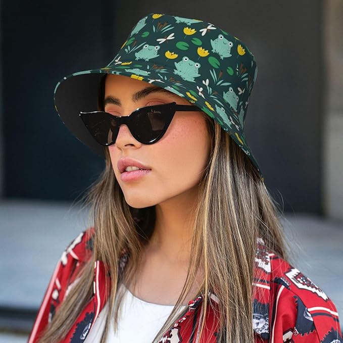 Bucket Hats Fashion Sun Cap Packable Outdoor Fisherman Hat for Women and Men
