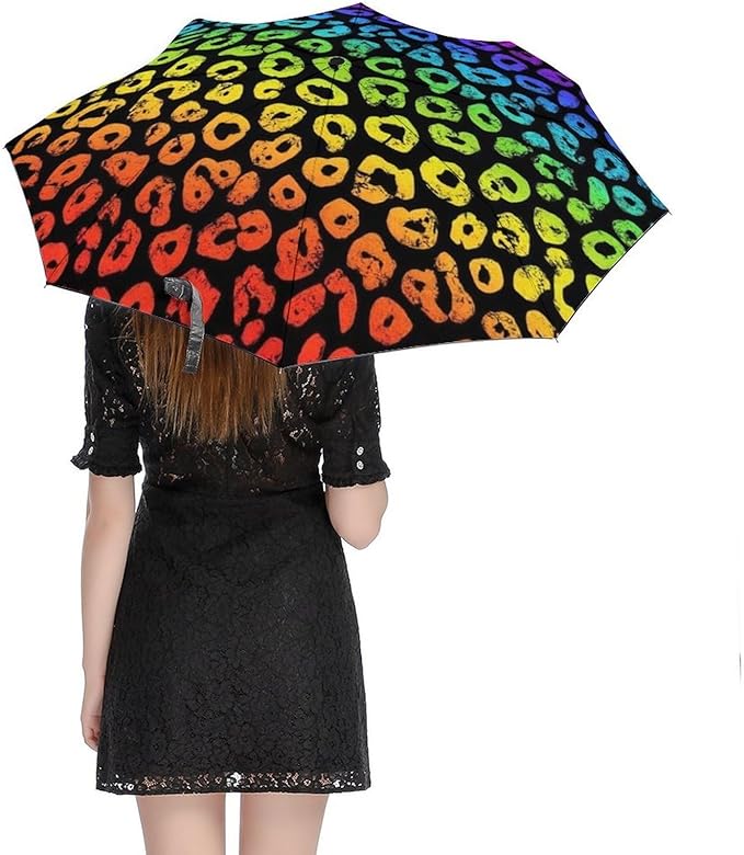 3 Fold Car Umbrella Folding Portable Automatic Umbrella Sunny Rain Sunscreen