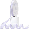 Lilac Mist Satin Ribbon, Double Faced 1/2 Inch X 50 Yards Lilac Mist Ribbon, Premium Satin Ribbon for Gift Wrapping, Crafts, Hair Bow Making, Sewing, Flower Bouquet, Wedding Party Decor