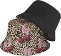 Bucket Hat for Women Men Unisex Sun Cap Packable Outdoor Fisherman Hat Headwear,Reversible Double-Side-Wear