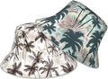 Bucket Hat Beach Summer Sun Hat Reversible Fisherman Hats Double Sided Wearing for Women Men Boys Girls