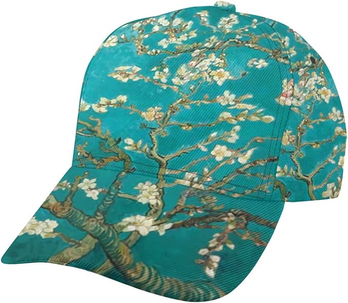 Floral Baseball Cap for Women Fashionable Adjustable Dad Hat Low Profile Running Hat for Summer Sporting Working Hiking