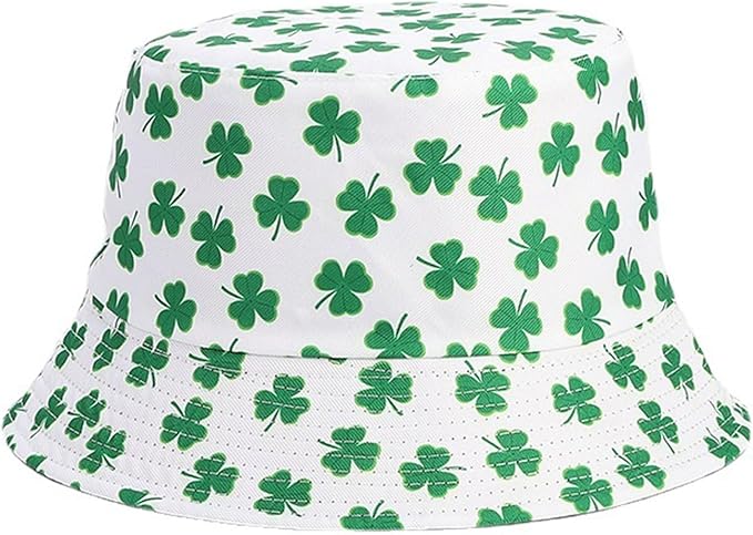 Bucket Hat for Women Men, Cotton Reversible Double Side Wear Sun Hats Beach Fisherman Hat