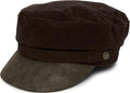 Funky Junque Newsboy Hat for Women – Trendy Greek Fisherman Cap, Classic Women's Baker Boy Newsies Hat, Ladies Fashion Caps