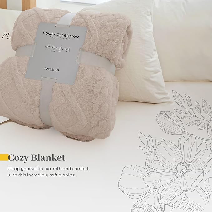 Luxury Self Care Gifts for Women, Get Well Soon Gift Basket, Care Package for Women with Cozy Blanket, 40oz Tumbler, Candle, Bath Salts, Spa Gift Box and Birthday Hug in a Box for Her, Mocha Mousse