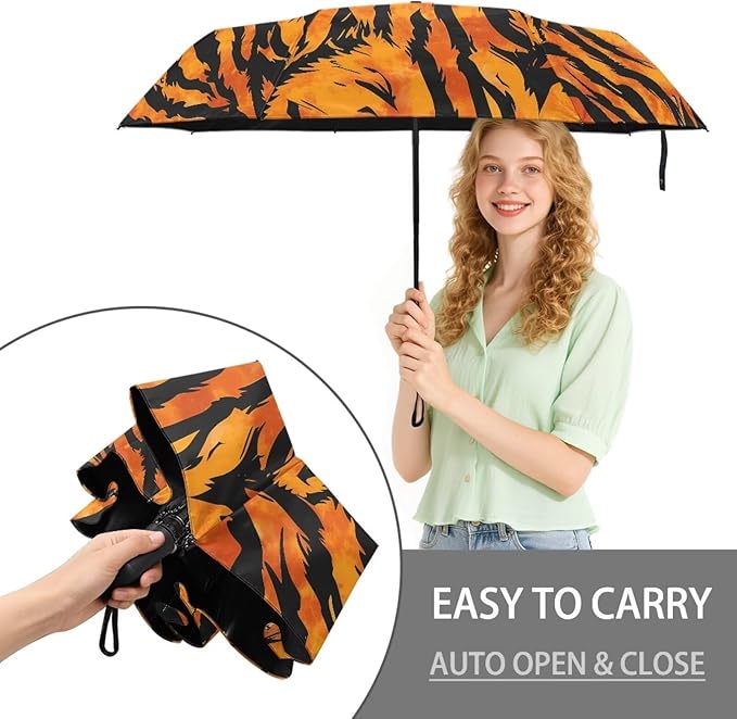 Umbrellas for Rain Lightweight Travel Umbrella 42" Canopy UV Protection Sun Umbrella Windproof Compact Umbrellas