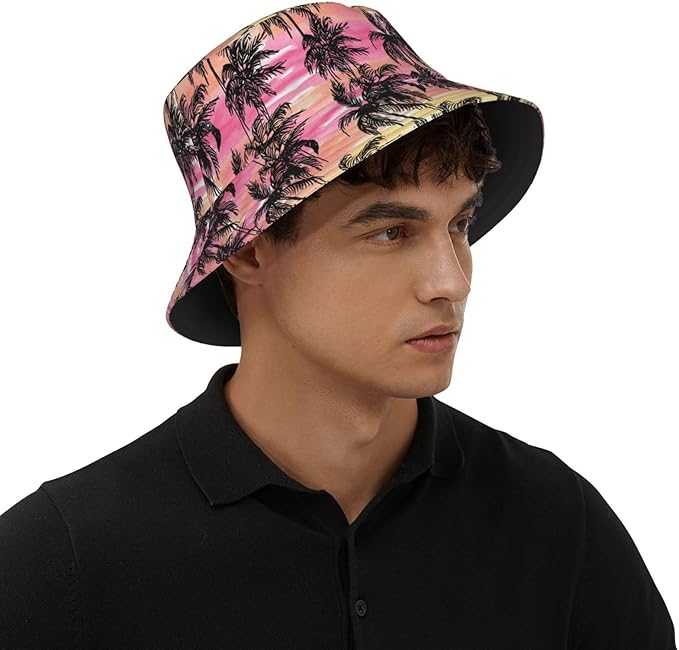 Small Daisy Green Chrysanthemum Flower Bucket Hats Fashion Sun Cap Packable Outdoor Fisherman Hat for Women and Men