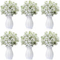 100PC Baby Breath Artificial Flowers - Babies Breath Flowers Artificial Bulk Faux Flowers Bouquet White Flores Real Touch Fake Flowers Arrangements Wedding Centerpieces Tables Decorations