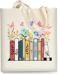 AUSVKAI Canvas Tote Bag Aesthetic for Women, Reusable Grocery Bag with Dog, Cotton Bags for Shopping Beach Trendy Retirement Gifts