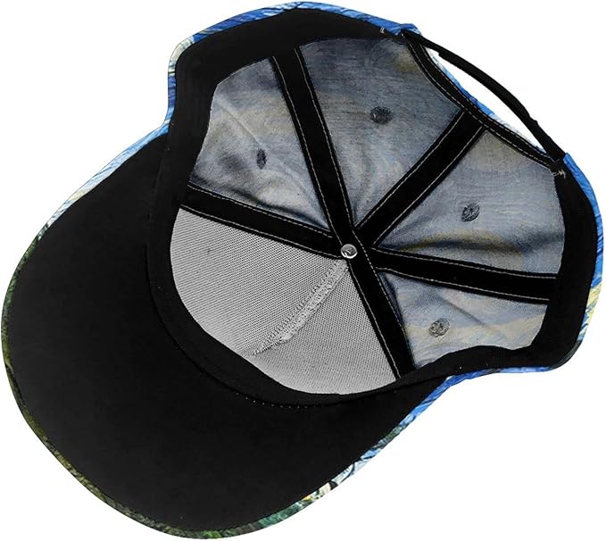 Floral Baseball Cap for Women Fashionable Adjustable Dad Hat Low Profile Running Hat for Summer Sporting Working Hiking