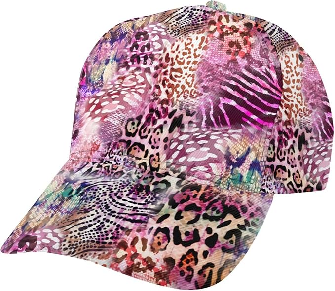Pastel Cornflowers Floral Baseball Cap Dad Hats All-Over Print Fashion Accessory 100% Polyester Adjusts to Fit Most