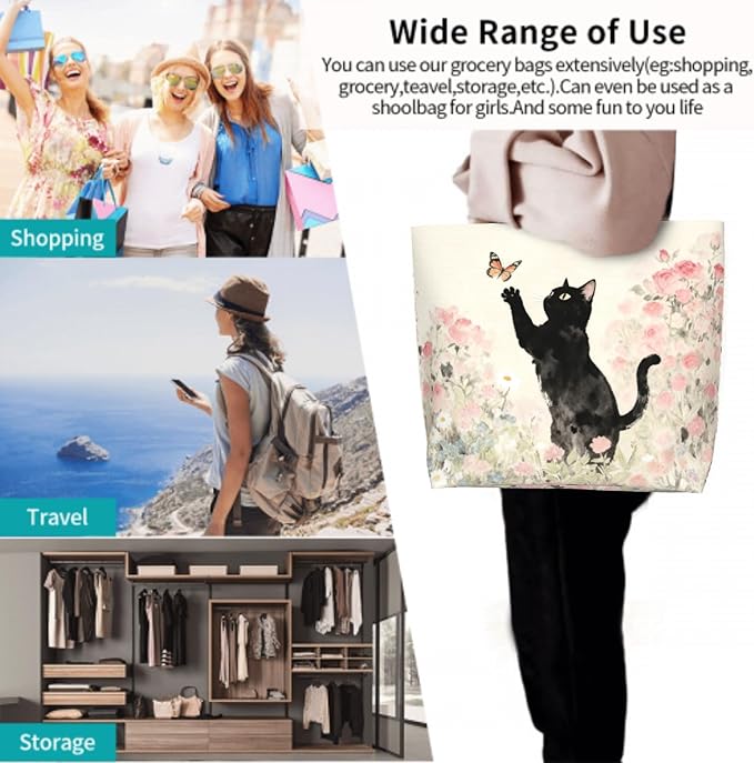 Shoulder Bag Large Reusable Eco-friendly Shopping Bags Portable Storage Handbag