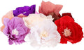 Garneck 11Pcs Multi-Color Paper Flower Decorations Crepe Handmade DIY Artificial Flowers for Party Home Wall Showcase Background Festive Decors
