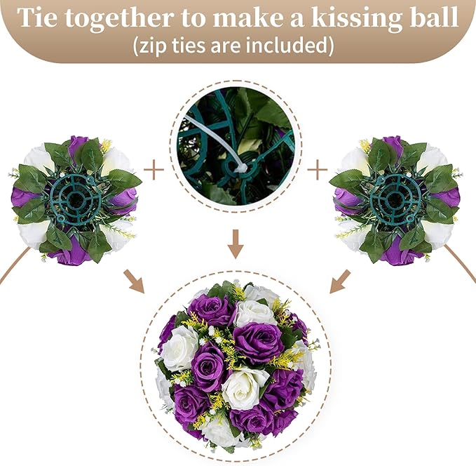 Sziqiqi Artificial Flowers Silk Rose Flowers for Wedding Centerpiece Party Birthday Anniversary Floral Arrangement Decorations