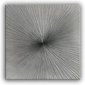 3D Abstract Art Oil Paintings on Canvas Texture Silver Gray Color Abstract Artwork Modern Home Decor Canvas Wall Art Ready to Hang for Living Room Bedroom 30x30inch