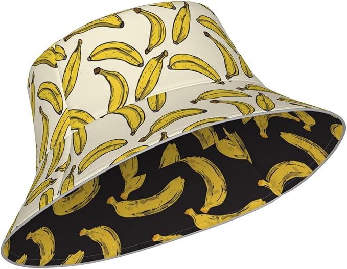 Bucket Hat Double-Side-Wear Reversible Sun Hat Beach Travel Hiking for Women Men