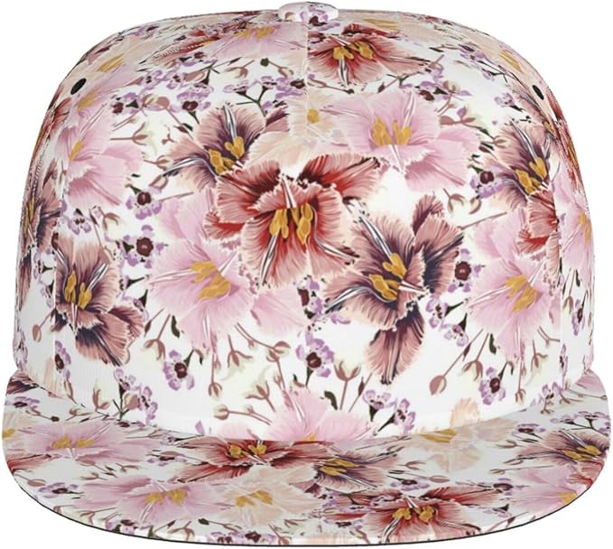 Tulip Flower Baseball Cap for Women Baseball Caps Flower Hat Tulip Baseball Hats Womens Cap for Outdoor