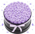 VEVOR Forever Flowers, 50 Preserved Roses in a Box, Eternal Flowers Immortal Bouquet Birthday Present for Women Her Wife Mothers, Anniversary, Valentine's Day,Christmas, Lavender Purple