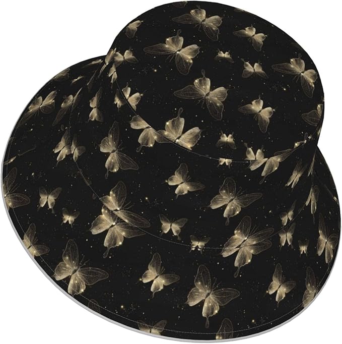 Bucket Hat Double-Side-Wear Reversible Sun Hat Beach Travel Hiking for Women Men