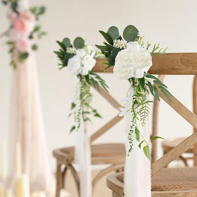 Artificial Rose Flower Heads, 100pcs Ivory Fake Roses Artificial Flower Foam Rose for DIY Wedding Bouquets Centerpieces Arrangements Party Baby Shower Home Decor (Stemless, Ivory)